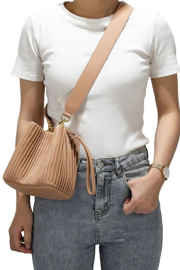 Celina Shoulder Bag - PU Leather Structured Convertible Carry - Image 18